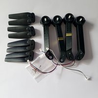 Original E58 Drone Spare Part Motor Arm Set / Propeller Blade Wing Fan RC Quadcopter Replacement Accessory