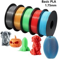 Basic PLA Filament 1.75mm 1kg/500g/250g Standard Filament FDM 3D Printer Material Plastic High Toughness PLA Clear Filament