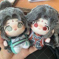 Original scumbag villain doujin Luo Binghe Shen Qingqiu cosplay attribute 10CM cotton doll naked child to give to best friend