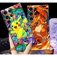 Case for Samsung Galaxy S26 Note 20 Ultra 8 9 10 S23 S20 S25 Ultra S10 S9 S24 Plus S21 FE Funda Phone Cover Hot Comic Pokemon