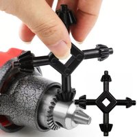 4 in 1 Universal Drill Chuck Key Alloy Wrench Drill Chuck Tighten Loosen Key Multi Function Tool Quick Change Adapter Hand Tool