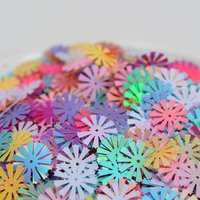 10g 16mm Sunflower glitter sequins Crafts Filling Decor Hand-sewn sequin DIY Jewelry Making accessories Wedding decoration