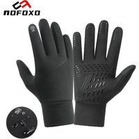 AliExpress nofoxo NOFOXO Winter Warm Touch Screen Windproof Sports Gloves Cold Wind Thickened Non-slip Waterproof Gloves Outdoor Skiing Cycling