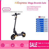 TWOFISH V2 MAX Electric Scooter 600W 48V 17Ah 10" Tyres 53km/h Speed 40kmRange Mech Disc Brakes Spring Suspension Adult Commuter image 4