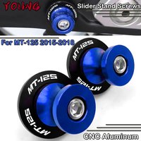 For YAMAHA MT125 MT-125 MT 125 2015 2016 2017 2018 Motorcycle M6 Accessories Swingarm Sliders Screw Swing Stand Screws