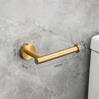 Roll Paper Holder Stainless Steel Punched Toilet Paper Holder Roll Paper Holder Tissue Holder Creative Toilet Paper Holder