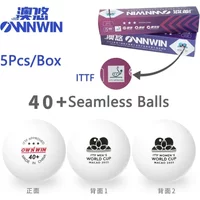 ---Table Tennis Balls 40+ ABS New Material 2025 Macao ITTF Competition For Men & Women Designated Ball Seamless Ping Pong Balls