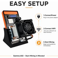 Wersja 2026 Silent Gamma 602 1.8TH/s Koparka Bitcoin 35W Niski Pobór Mocy SHA256 ASIC BTC Domowa Maszyna do Kopania Kryptowalut