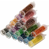 1200Pcs/Tube 10 Grams Silver Lined Outside Colorful Translucent Czech Glass Beads For DIY Beadwork Art