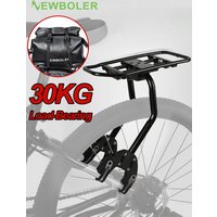 AliExpress NEWBOLER Bicycle Luggage Carrier Cargo Rear Rack Shelf Cycling Bag Stand Holder Trunk Fit 20-29'' Mtb &4.0'' Fat Bike Load bearing 50KG