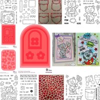Read For Wood ware Stamps And Dies New Arrival 2026 Scrapbook Diary Decoration Stencil Embossing Template DIY Greeting Card
