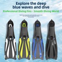 Snorkel Fins Swimming Flippers Buckles Short Silicone Scuba Diving Shoes Open Heel Travel Size Adult Men Womens Professional TPR