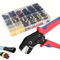 352/708 Waterproof Connectors Car Electrical Wire Connector Plug Kit 1/2/3/4 Pin Connectors Male & Female with Crimping Tool set