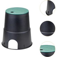 PP Material Valve Box with Lid Underground Sprinkler Water Valve Storage Solution for Garden Yard Lawn
