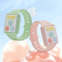 Baby Food Grade Silicone Bracelet, Dental Gel Children Smart Watches Biting Music Anti -Bite Toys