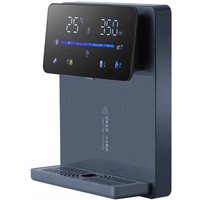 Household wall-mounted instant hot water dispenser with hot water temperature and output comparable to bottled water.