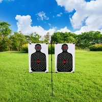 Target Stand Bracket Holder for Outdoor Yard Range Steel Support Frame for Paper Targets Practice Sports Activity