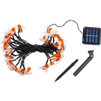 Solar powered LED bee colored lights, waterproof light string, holiday courtyard decoration lights