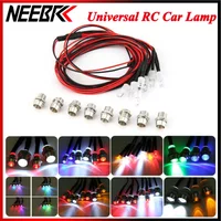 NEEBRC LED Light Kit Headlamps for 1/10 1/8 1/12 RC Car Truck Crawler Drift Car Headlight Taillight TRAXXAS TRX MN99 MN90 Wltoys