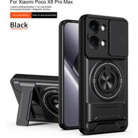 Case For Xiaomi Poco X8 Pro Max Magnetic Stand Slide Camera Protector For PocoPhone X8 ProMax Shockproof Armor Cover