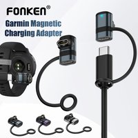 Portable Type C USB to 4pin Charger Adapter Connector for Garmin Fenix 7/6/5/7X/6X/5X/ Venu 2 plus Watch Charging Converter