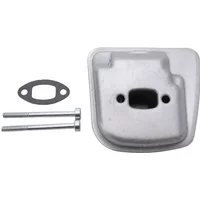 Exhaust Muffler Gasket Chainsaw Parts For FS55 Chainsaw Garden Tool Spare Parts Exhaust Muffler Metal