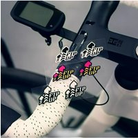 AliExpress 2-Pack FTP UP Bike Stickers - Durable PVC, Frame/Handlebar Colorful Top Tube Decals, MTB & Road Bike Compatible