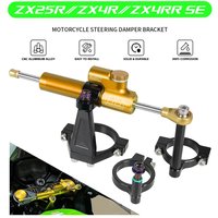 Motorcycle CNC Stabilizer Damper Complete Steering Mounting Bracket For KAWASAKI ZX4R zx4rr NIANJA 4RR /SE ZX-4R RR ZX25R