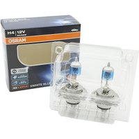 OSRAM H1 H4 H7 H11 HB3 HB4 HALOGEN HEADLIGHT CAR LAMP Hi/Lo BEAM H4 12V 60/55W H7 12V 55W 4000K WARM WHITE LIGHT (2 PIECES)