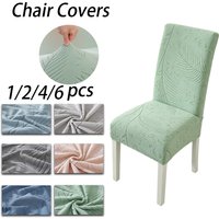 Universal elastic chair covers suitable for all seasons, retractable and stain-resistant, ideal for home dining rooms and office
