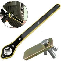 Car Labor-saving Jack Ratchet Wrench Scissor Jack Garage Tire Wheel Lug Wrench Handle Labor-saving Wrench Car Repair Tools