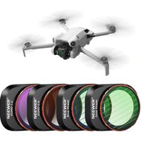 NEEWER Variable ND Filter Set Compatible with DJI Mini 4 Pro 4 Pack ND2-ND32 (1-5 Stops) ND64-ND512 (6-9 Stops) ND/CPL/UV Filter