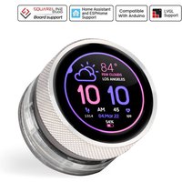 CrowPanel 1.28-inch ESP32 HMI Rotary Display 240x240 IPS Round Touch Knob Screen with UART I2C FPC Interface 2.4G WiFi Support