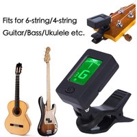 Professional 360° Clip-On Guitar Tuner LCD Screen Digital Tuner for Bass Ukulele Violin Mandolin All Instruments 2026 New