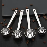 High-quality Stainless Steel Measuring Spoon Blending 5/10/15/20/30ML Coffee Scoop Thicken Powder Spoon Coffee