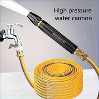 1 Set Household Premium Garden Hose, High Pressure Washer Gun, Car Washing, and Pet Showers, All Year Round Use