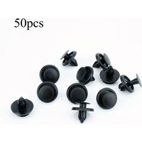 Auto Repair Fastener Set 50Pcs, Plastic Rivet Clips for Bumper, Door Panel Cover Fixation