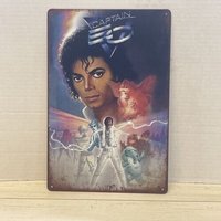 Micheal Jackson Captain EO Metal Movie Poster Wall Art Decor-Aluminum-tin sign