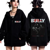 2026 Rapper Kanye West Bully Ye Print Zipper Hoodie Man Woman Harajuku Zip Up Hoodie Tops