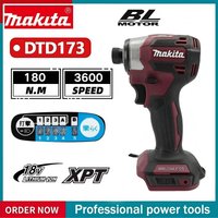 Makita DTD173 180Nm Brushless Brown 18V Drill Power Tool Electric Home Improvement DIY Woodworking Bolt T-Mode