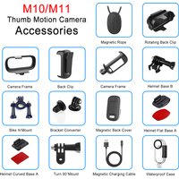 AliExpress NONE M10/M11 Mini Thumb Camera Accessories Bodycam Action Bike Cam Stand Body Action Sports DV Camcorder M10/M11 Waterproof Shell