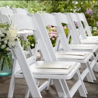 100pcs/50pcs)Wholesale Wedding Banquet Party Events Plastic White Resin Folding Chair 2998