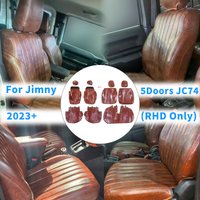 For Suzuki JIMNY 5 DOOR Car Seat Cover Protector Cushion Pad PU Imitation Cowhide Color Auto Interior Styling Accessories 2023+