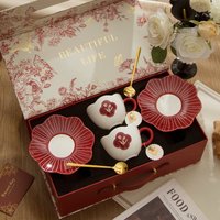 Stylish Coffee Cup Gift Set, Durable & Practical, Lovely Birthday Present for Close Friends and Holiday Gifts