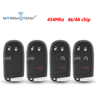 MYREMOTEKEY Smart Key 3/4/5 button 434Mhz 46/4A chip for 2011-2018 Chrysler 200 300 Dodge Challenger Charger Dart Durango JEEP