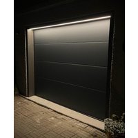 Factory Electric Roll Up Aluminium Frame Tempered Glass Entry Garage Doors Sectional Panel Overhead Remote Control Garage Door