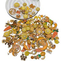 20/50/100pcs Adorable Oil-Dipped Alloy Charm Assortment! – Ultimate DIY Jewelry Treasure with Random Mix of Super-Cute Elements