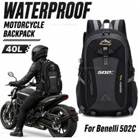 For Benelli 502C 502c 502 c Motorcycle Backpack 40L Waterproof Travel Backpack Outdoor Hiking Camping Daypack Lightweight