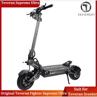 2026 Teverun Fighter Supreme Ultra 72V 60Ah 2*2000W SK Battery Dual Motor 8000W Top Speed 105km/h 11inch Tubeless Tire Scooter