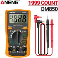 ANENG DM850 Digital Tester Ohm Automatic Counts Auto Current Ammeter Detector Tool Multimeter AC/DC Professional 1999 Votage